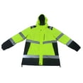 thumbnail image 1 of ZACPNCV Safety Heated Jacket Class 3 High Visibility Waterproof Work Construction Coat, 1 of 3