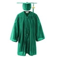 thumbnail image 1 of ZACPNCV Shiny Child Graduation Cap Gown Tassel and 2025 Charm Set Kindergarten Graduation and Kids Preschool Green 7-8 Years, 1 of 3
