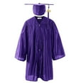 thumbnail image 1 of ZACPNCV Shiny Child Graduation Cap Gown Tassel and 2025 Charm Set Kindergarten Graduation and Kids Preschool Purple 3-4 Years, 1 of 3