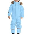 thumbnail image 1 of ZACPNCV Snow Suit for Kids Boys Girls One Piece Snowsuit Waterproof Windproof Winter Outdoor Overalls Snowboarding Ski Suits, 1 of 6