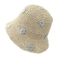 thumbnail image 1 of ZACPNCV Summer Beach Sun St Hats for Women Wide Packable Travel Bucket Hats Mother's Day Gifts Beige Free Size, 1 of 6