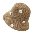 thumbnail image 1 of ZACPNCV Summer Beach Sun St Hats for Women Wide Packable Travel Bucket Hats Mother's Day Gifts Khaki Free Size, 1 of 5