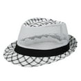 thumbnail image 1 of ZACPNCV Sun Hat Straw Fedora Hats for Men Women Beach Hat Panama Hat Men Wide Brim Summer Hats White Free Size, 1 of 4