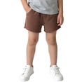 thumbnail image 1 of ZACPNCV Toddler Boys Athletic Shorts Casual Beach Shorts Boys Mesh Basketball Soccer Knee-Length Shorts Coffee 1-2 Years, 1 of 8