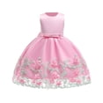 thumbnail image 1 of ZACPNCV Toddler Girl Dress Sleeveless Sequins Princess Dresses Toddler Wedding Birthday Party Gown Dresses Pink 9-10 Years, 1 of 6