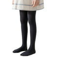 thumbnail image 1 of ZACPNCV Toddler Girls Tights Dance Footed Leggings Ultra Soft Stockings for Kids Students Black 3-5 Years, 1 of 4