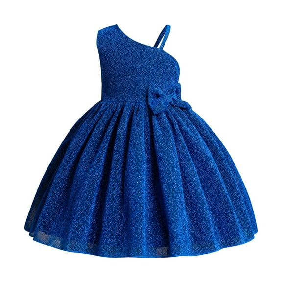 ZACPNCV Toddler Girls Tutu Sundress Ruffle Sleeve Double Tiered Tulle Summer Dresses 3-4 Years