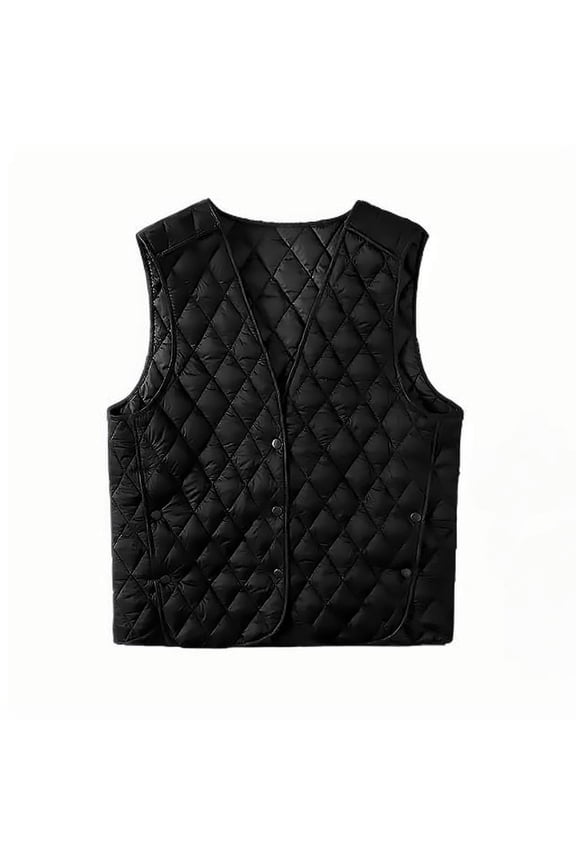 Toddler Puffer Vest Boys Girls Down Vest Warm Winter Jacket Lightweight Sleeveless Buttons Coat
