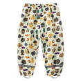 thumbnail image 1 of ZACPNCV Toddler Rain Pants Boys Girls Waterproof Pants Cute Printed Mud Dirty Proof Hiking Trousers Rain Suit Outdoor Yellow 10-12 Years, 1 of 4