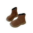 thumbnail image 1 of ZACPNCV Toddler Snow Boots for Infant Boys Girls Winter Warm Lining Boots Baby Soft Sole Non-Slip Walking Shoes Cold Weather Outdoor Faux Fur Booties Coffee, 1 of 7