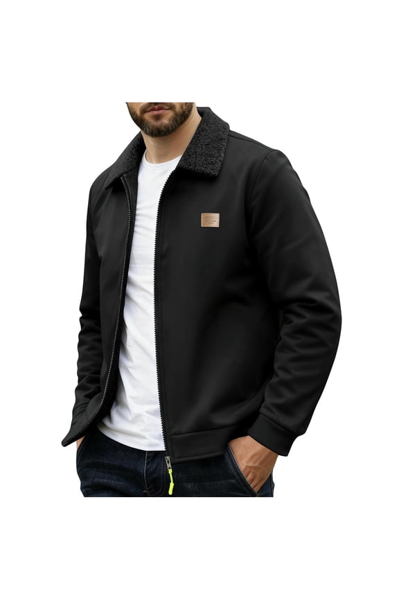 Winter Work Jackets for Men Water Resistant Hooded Duck Canvas Coat Insulated Jacket with Pockets