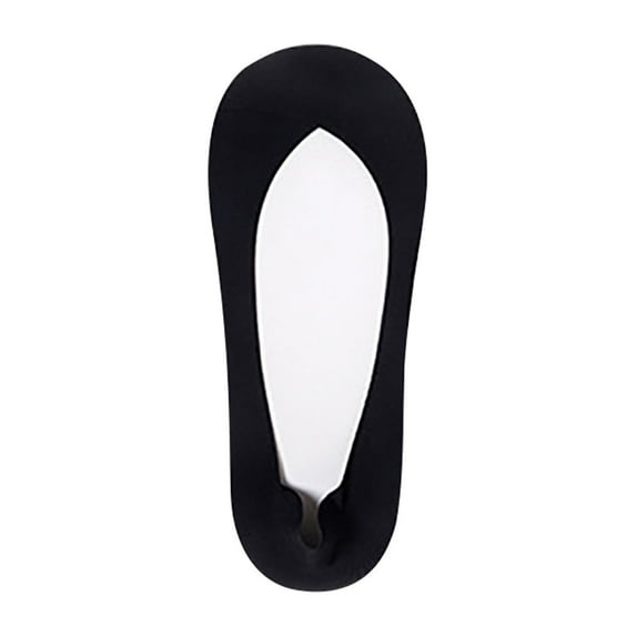 ZACPNCV Women Nylon Ultra Low Cut Non-Slip Thin Liner Socks Invisible Hidden Socks for Flats Black Free Size
