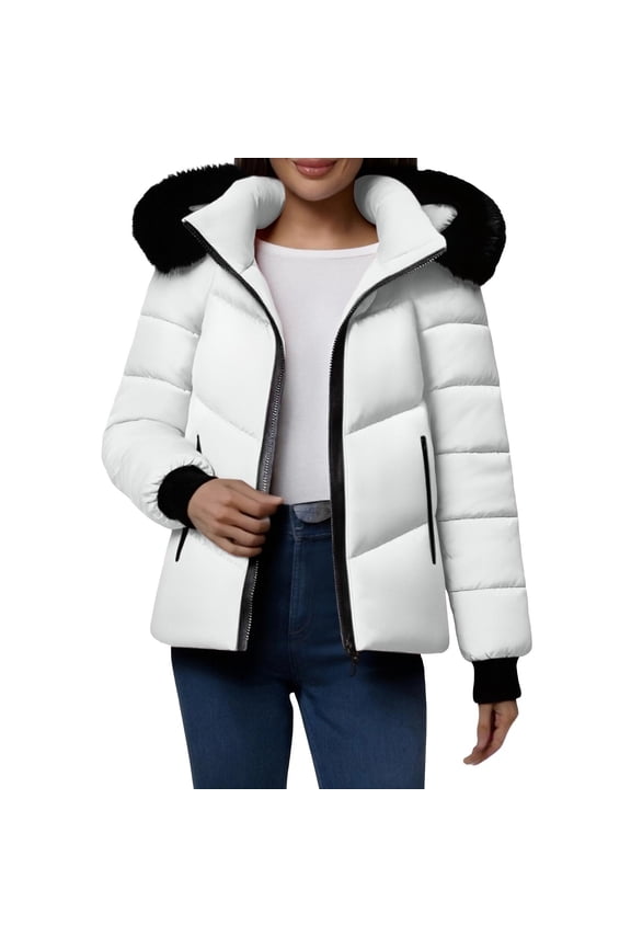 Women's Waterproof Ski Jacket Hooded Winter Snow Coat Mountain Snowboarding Jackets Insulated Fleece Parka