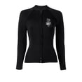 thumbnail image 1 of ZACPNCV Womens 3mm Neoprene Wetsuit Top Long Sleeve Thermal Rash Guard for Diving Snorkeling Surfing Cold Water Protection, 1 of 8