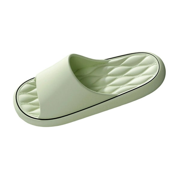 Lovskoo Womens Diamond Pattern EVA Slippers Non Slip Odor Resistant Durable Bathroom Wear Summer Spring Fashion Indoor Sandals