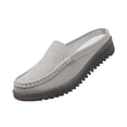 thumbnail image 1 of ZACPNCV Womens Plus Size Breathable Slides Round Toe Soft Sole Comfort Slip On Flats, 1 of 9