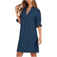 thumbnail image 1 of ZACPNCV Womens Satin Chemise Spaghetti Straps Lace Trim Lightweight Short Nightgown for Summer Sleepwear Comfortable and Elegant, 1 of 6