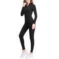 thumbnail image 1 of Lovskoo Womens Yoga Set Crewneck Top High Waist Leggings Breathable Comfort 2 Piece Workout Activewear, 1 of 6