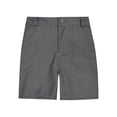 thumbnail image 1 of ZACPNCV Youth Boys Golf Shorts Stretch School Uniform Clothes Kids Flat Front Dress Chino Twill Casual Shorts Pockets Gray 11-12 Years, 1 of 6