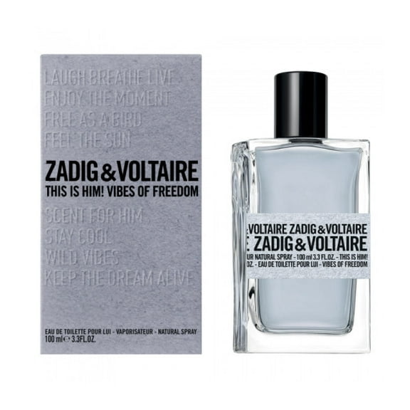 Zadig & Voltaire Men's This Is Him! Vibes Of Freedom EDT 3.4 oz Fragrances 3423222048358
