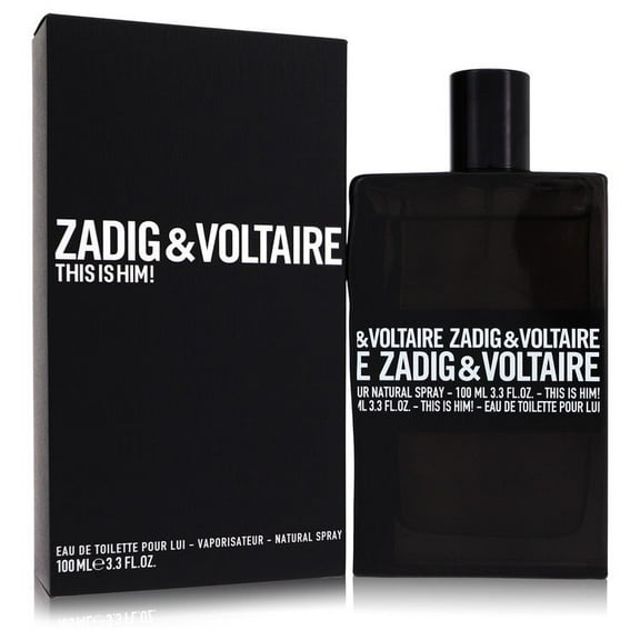 Zadig and Voltaire Men's This is Him EDT Spray 3.4 oz Fragrances 3423474896257