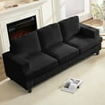 thumbnail image 1 of ZAFLY 82” Deep Seat Couch with Wide Armrest, Oversized Sofas and Couches for Small Space/Living Room - Dark Gray, 1 of 9