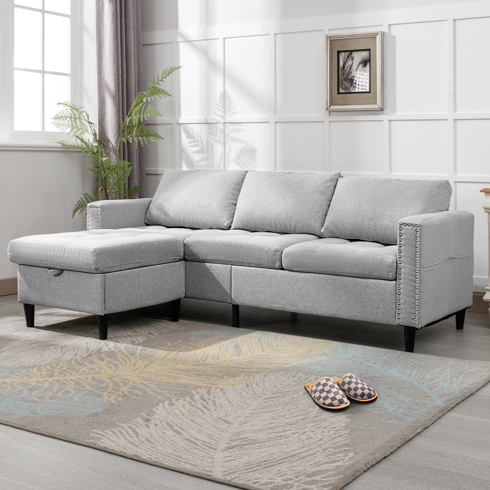 Zafly Reversible Sectional Couch Set 3