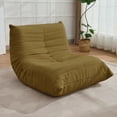 thumbnail image 1 of ZAFLY Togo Sofa|Lazy Sofa|Floor Sofa|Bean Bag Chair|Sofa Sack|Fireside Chair for Apartment - Yellow, 1 of 7