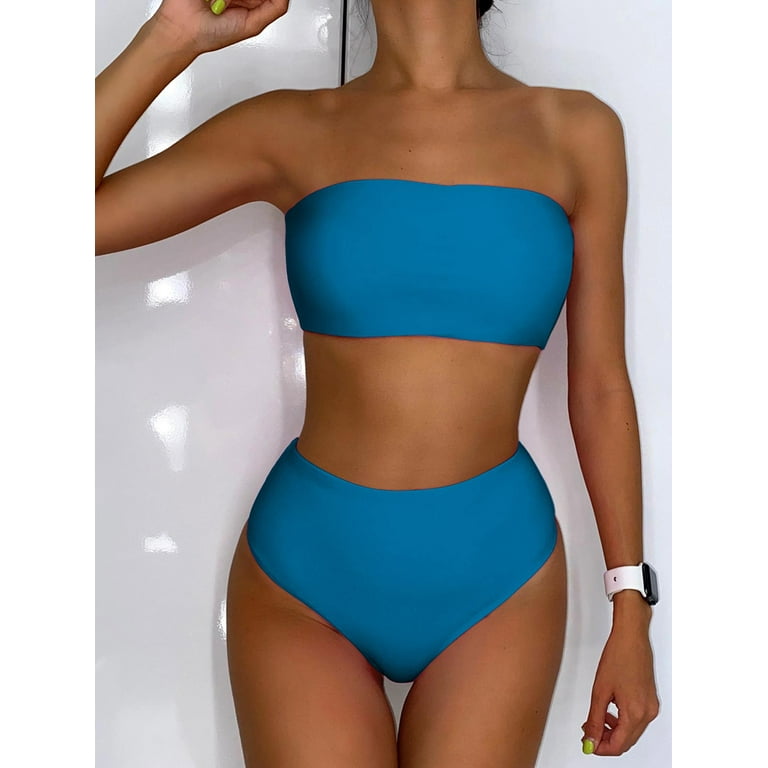 Zaful strapless bikini shop