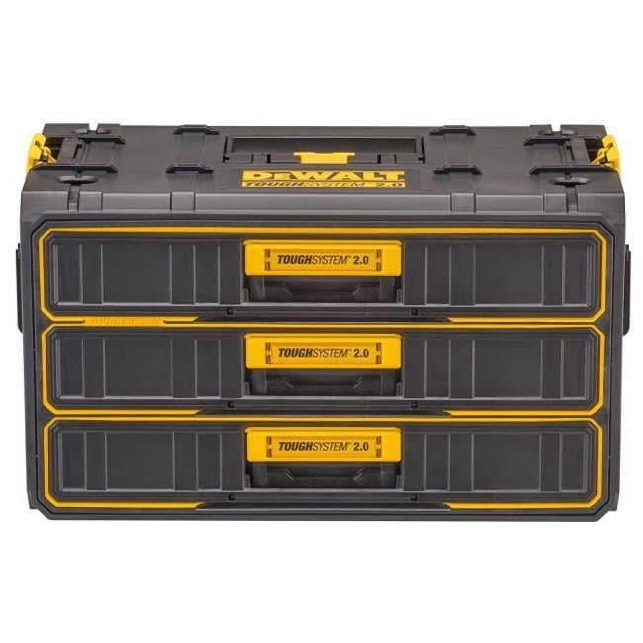 DEWALT 21.3 in. Tough System 2.0 3-Drawer Tool Box Chest