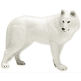 thumbnail image 1 of Zaga Toys, Realistic White Wolf Toy Figurine, 1 of 4