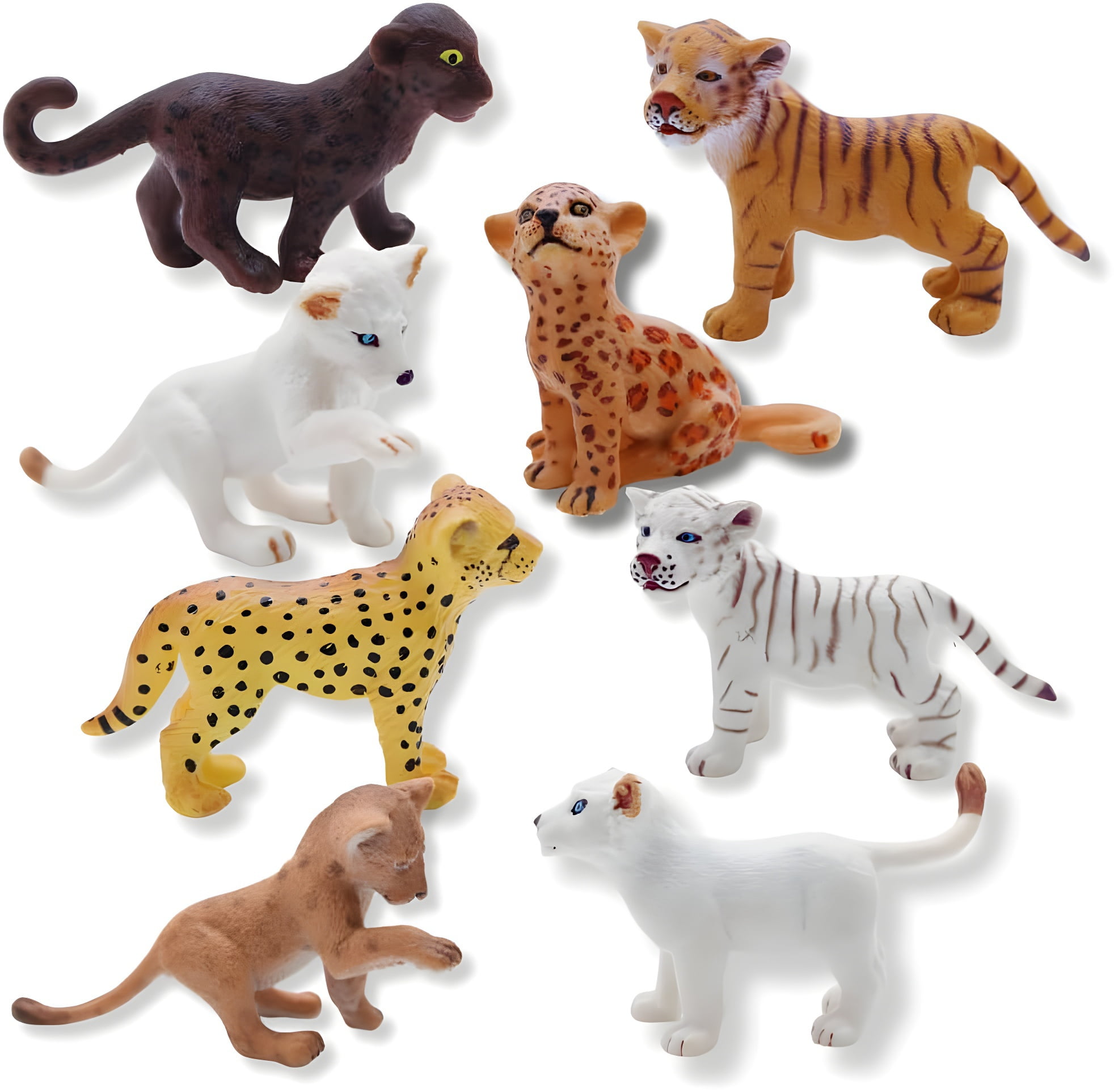 ジャングルToys ZAGA Toys Wild Cubs of The Jungle Bundle | Hand-Painted Cubs