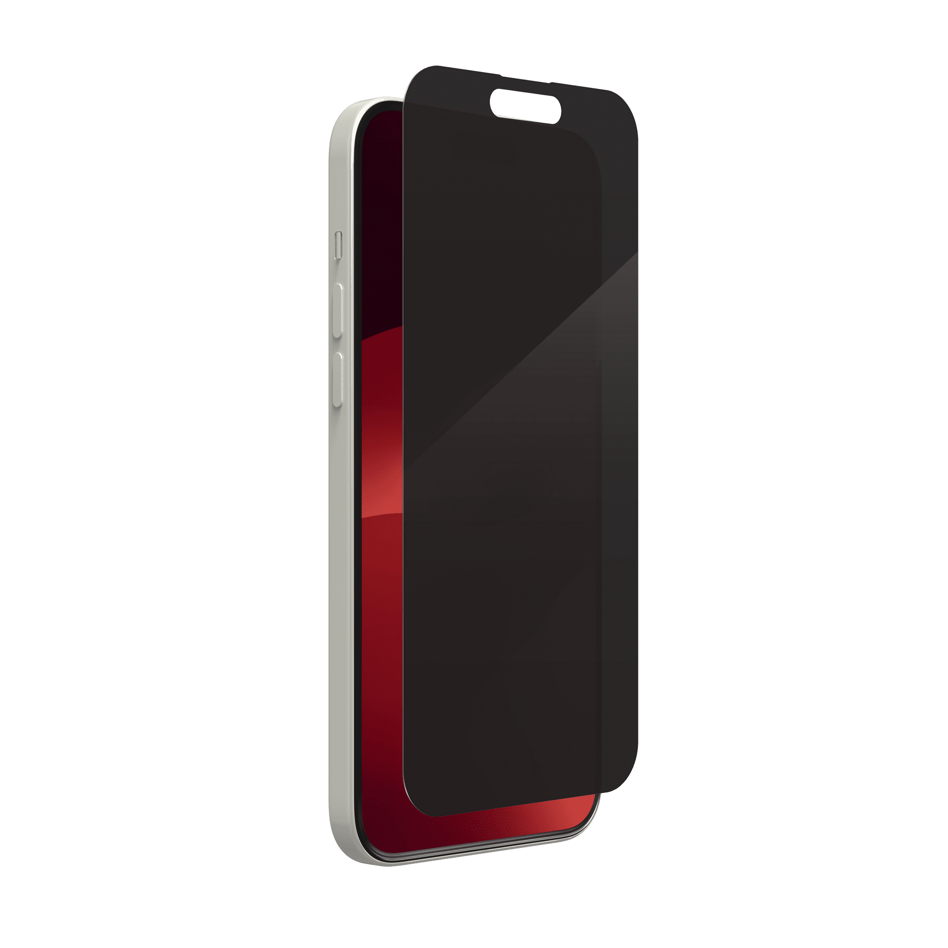 Privacy Plus Screen ZAGG Invisible Shield Tempered Glass Privacy 360 For Apple iPhone 15 6. ...