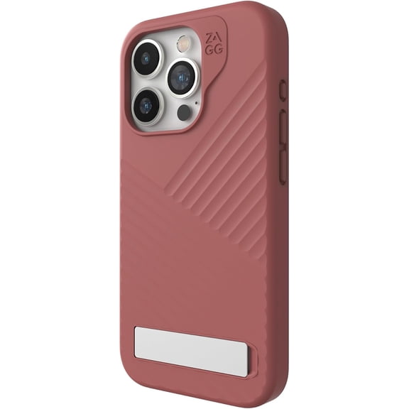 ZAGG Denali Snap iPhone 15 Pro Case with Kickstand for Phone - Drop Protection (16ft/5m) Dual Layer Textured Cell Phone Case for iPhone 15 No-Slip Design MagSafe Phone Case