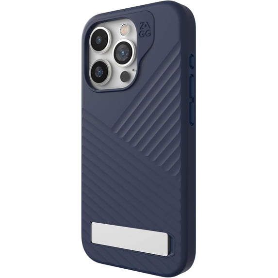 ZAGG Denali Snap iPhone 15 Pro Case with Kickstand for Phone - Drop Protection (16ft/5m) Dual Layer Textured Cell Phone Case for iPhone 15 No-Slip Design MagSafe Phone Case