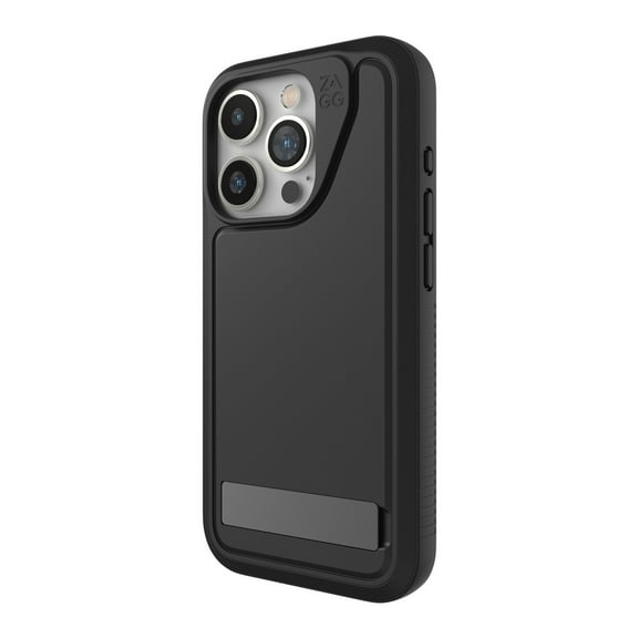 ZAGG Everest Snap iPhone 15 Pro Case with Kickstand for Phone - Drop Protection (20ft/6m), Triple-Layer Textured Cell Phone Case for iPhone 15, No-Slip Design, MagSafe Phone Case