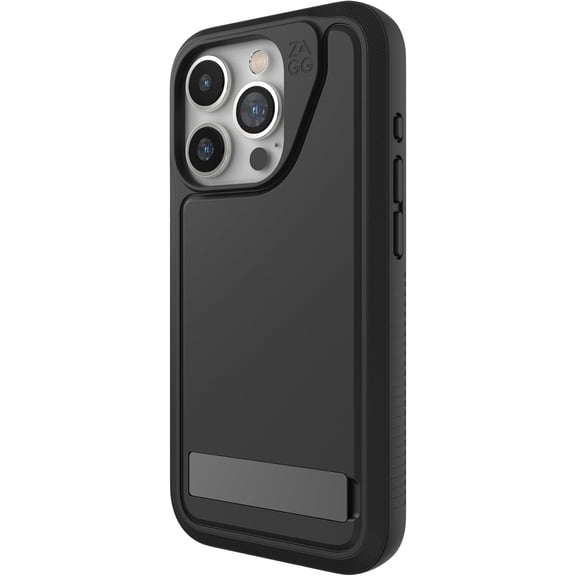 ZAGG Everest Snap iPhone 15 Pro Case with Kickstand for Phone - Drop Protection (20ft/6m) Triple-Layer Textured Cell Phone Case for iPhone 15 No-Slip Design MagSafe Phone Case