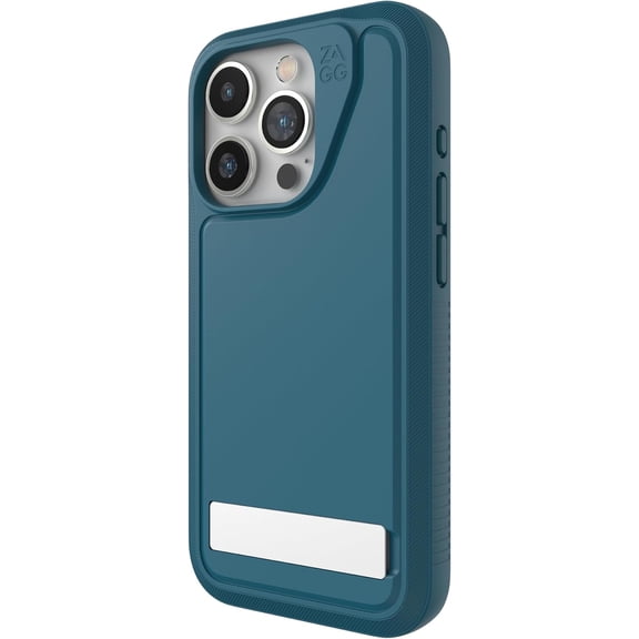 ZAGG Everest Snap iPhone 15 Pro Case with Kickstand for Phone - Drop Protection (20ft/6m) Triple-Layer Textured Cell Phone Case for iPhone 15 No-Slip Design MagSafe Phone Case