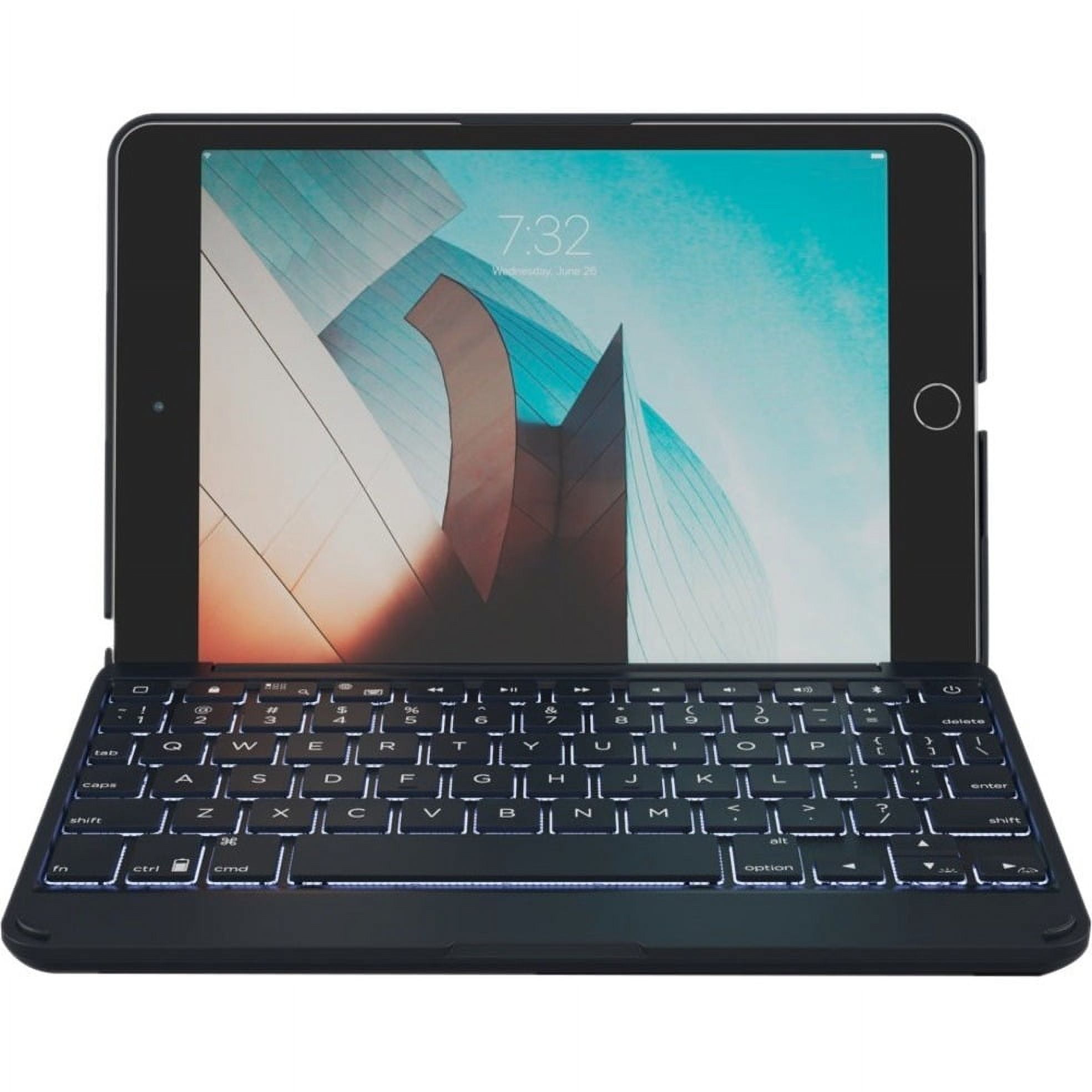 ZAGG Folio Keyboard/Cover Case (Folio) for 7.9 Apple iPad mini (5th  Generation) Tablet, Black 