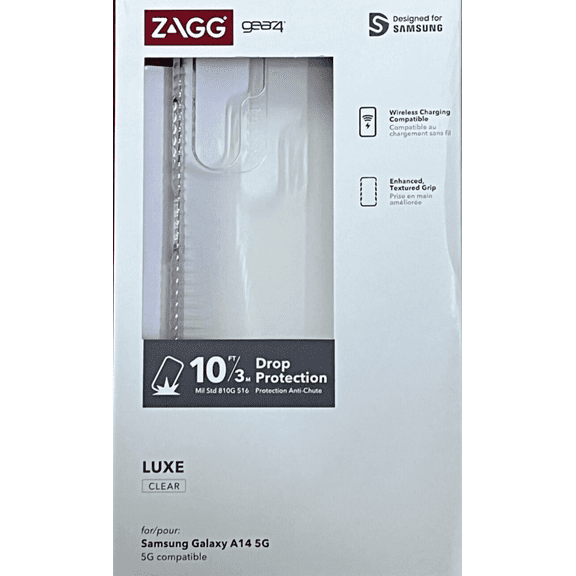 ZAGG Gear4 Clear Luxe Case - Samsung Galaxy A14 5G