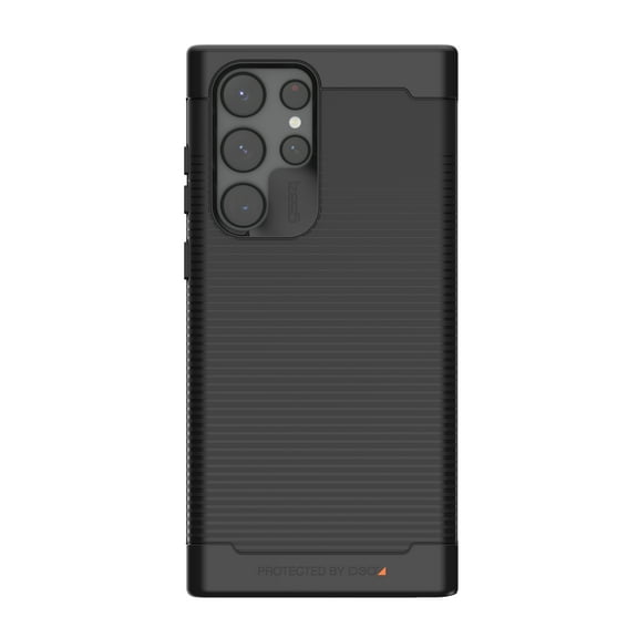 ZAGG Gear4 Havana For Samsung Galaxy S22 Ultra, Lightweight Case With Top, Bottom and Corners Protected by D3O®, Black