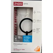 ZAGG | Gear4 Piccadilly Snap with MagSafe Case for iPhone 14/13 - Black