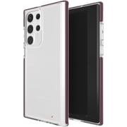 ZAGG Gear4 - Santa Cruz - Burgendy Case - That Highlights The D3O Protection Material for Samsung Galaxy S22 Ultra