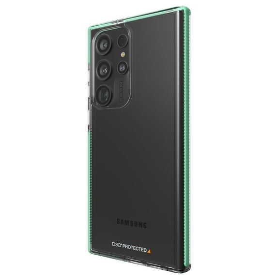 ZAGG Gear4 Santa Cruz Samsung Galaxy S23 Ultra Phone Case D30 Drop Protection up to 13ft / 4m Scratch=Resistant Clear Phone Case Works with Wireless Charging Systems Edge-To-Edge Protection