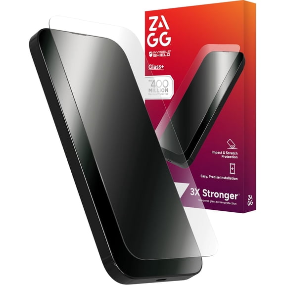 ZAGG Glass+ Screen Protector for iPhone 16 Plus