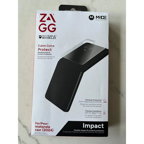 ZAGG Invisible Shield Fusion Curve Screen Protector Motorola Razr (2024)