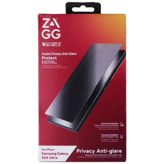 ZAGG Invisible Shield Fusion Privacy AntiGlare Protector for Galaxy