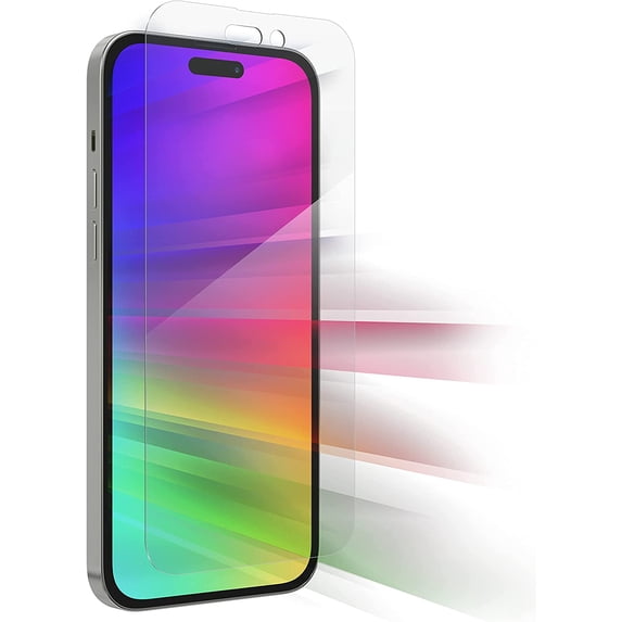 ZAGG Invisible Shield Glass Elite VisionGuard Screen Protector for Apple iPhone 14 Pro Max - 5X Stronger Blue-Light Protection Anti-Fingerprint Technology Easy to Install
