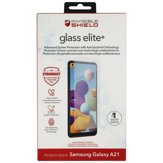 ZAGG Invisible Shield (Glass Elite+) for Samsung Galaxy A21 - Clear