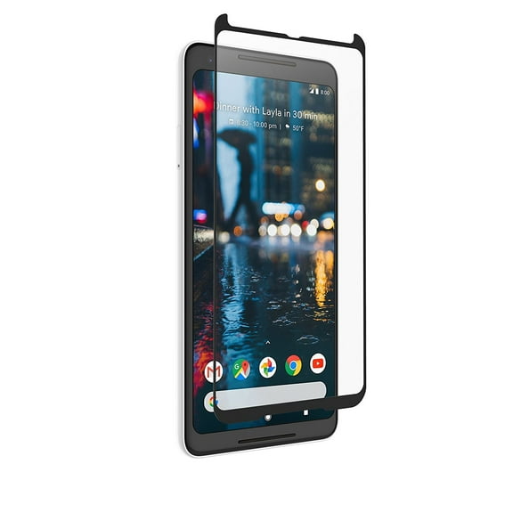 ZAGG Invisible Shield Glass Screen Protector -Curved for The Google Pixel 2 XL - Clear